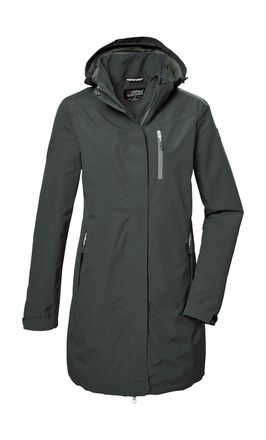 Killtec Parka KILLTEC KOS 30 WMN PRK, Damen, Gr. 40, gr&uuml;n (dunkelgr&uuml;n), Obermaterial: 100% Polyester;Futter: 100% Polyester, Jacken Parka, Funktionsparka: was