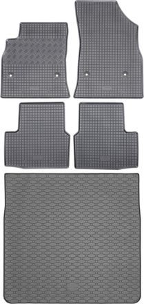 OEM Juego De Alfombrillas De Goma Para Coche Y Maletero Para Opel Astra V K Sports Tourer/kombi (de Abril De 2016 A Diciembre De 2021)