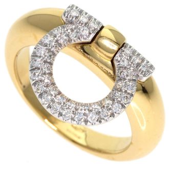 Ferragamo Yellow Gold (18K) Band Ring (Pre-Owned)