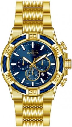 Invicta Bolt Chronograph GMT Quartz Blue Dial Mens Watch 49904