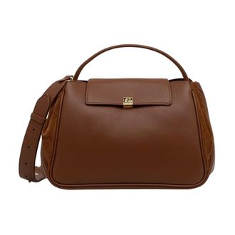 Coccinelle V60 Crossbody Tas - Dames - Handtassen - Bruin - ONE Size - Leer - Tassen