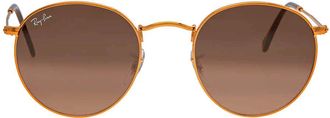 Ray-Ban Ray Ban Round Metal Pink/Brown Gradient Unisex Sunglasses RB3447 9001A5 50