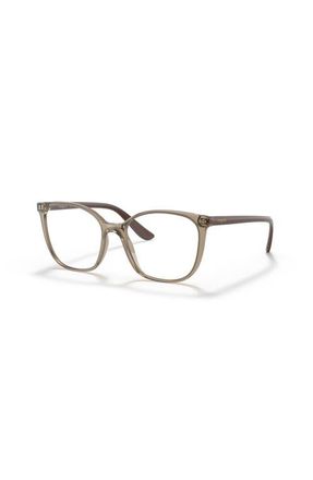 Vogue Eyewear 52mm Rectangle optical glasses in Brown at Nordstrom