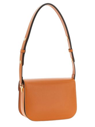 Gucci Womens Orange Calfskin Shoulder Bag