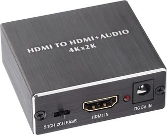 OEM Este Convertidor De Audio Digital Admite La Extracci&oacute;n De Audio Hdmi, Tiene Salidas De Audio Hdmi 4k Y &Oacute;pticas, E Incluye Una Salida De Audio Anal&oacute;gic