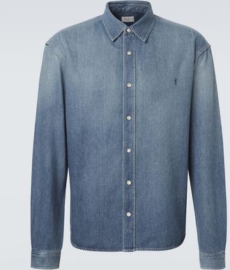 Saint Laurent Cassandre denim shirt