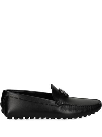 Roberto Cavalli leather loafers - Black