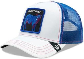 Goorin Brothers Zwarte Schaap Baseball Trucker Pet Limited Edition - Dames - Petten - Wit - ONE Size - Katoen - Accessoires