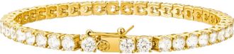 Untamed Petals Zoe Tennis Bracelet in Gold at Nordstrom