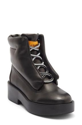 J/Slides Darina Lace-Up Boot in Black at Nordstrom Rack, Size 6.5