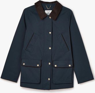 Joules Womens Joules KATHERINE Womens Waterproof Heritage Coat Navy - Blue - Size: 12
