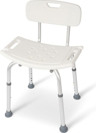OEM Taburete De Ducha - Altura Regulable De 39 A 52 Cm - Asiento De Ducha Antideslizante - Ayuda Para La Ducha - Asiento De Ba&ntilde;o (con Respaldo)