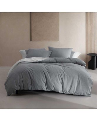 Calvin Klein Contrast Weave Sateen Duvet Set