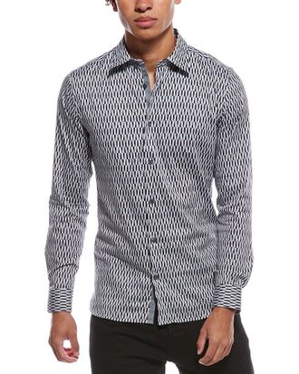Ted Baker Frestin Stripe Geo Shirt