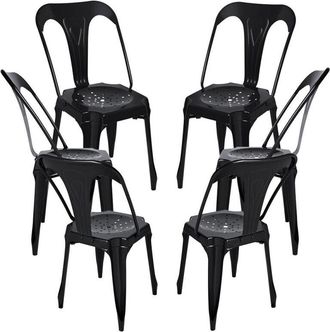 Regalos Miguel Regalos Miguel - Packs Sillas Comedor - Pack 6 Sillas Ulix - Negro