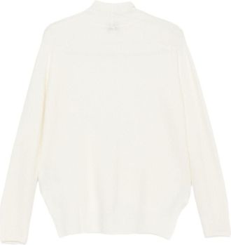 MRZ Cashmere Turtleneck Sweater - White