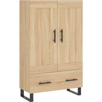 vidaXL Highboard Sonoma Oak 69.5x31x115 cm Engineered Wood Vidaxl