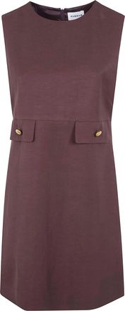 P.A.R.O.S.H. P. A.R. O.S. H. Raisa26 Viscose Linen Mini Dress