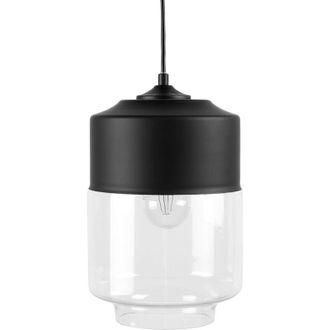 Beliani Pendant Lamp JURUA Glass Black