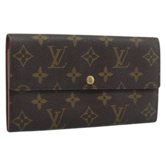 Louis Vuitton Pre-owned Long Wallet - - Pre-owned - Donna - Marrone - ONE SIZE