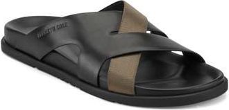 Kenneth Cole Wassen Slide Sandal in Black/Olive at Nordstrom Rack, Size 12