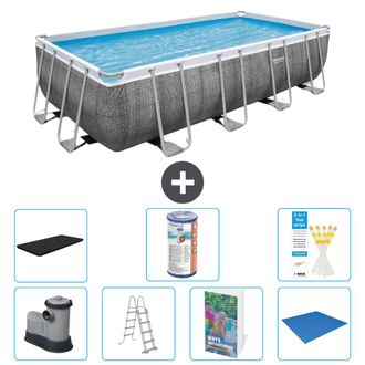 Bestway Piscina Bestway Power Steel Rectangular - 549x274x122 Cm - 8-piezas S594