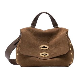 Zanellato Baby 007 Crossbody Tas - Dames - Tassen - Bruin - Maat: ONE Size Leer