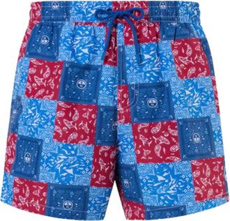 North Sails Grafische Print Strand Boxershorts - Heren - Strandmode - Veelkleurig - XL - Polyester - Badmode