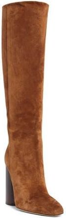 Ferragamo Pampero Suede Tall Boot in Beige at Nordstrom Rack, Size 5.5
