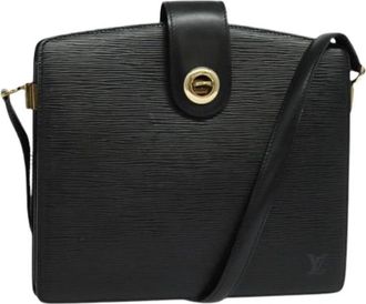 Louis Vuitton Pre-owned Vintage Cross Body Bag - Dames - Vintage Schoudertas - Zwart - ONE Size - Leer - Vintage