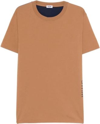 Moschino T-Shirts - Heren - T-shirts - Bruin - M - Tops
