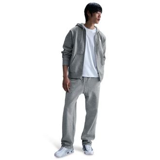 Nike Mens Open Hem Club Pants - Lt Smoke Grey/White/Dk Grey Heather Size 3XL