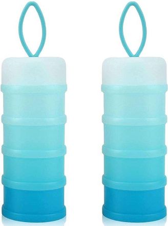 OEM Dispensador De Comida Para Beb&eacute;s - 4 Niveles - Port&aacute;til - Apilable - 2 Piezas - Estilo B