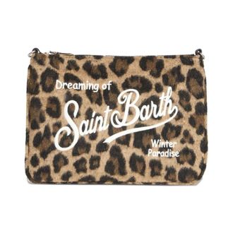 MC2 Saint Barth Tassen, Dames, Bruin, ONE Size, Pochette leopardata