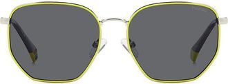Polaroid PLD 6214/S/X Polarized KU2/M9 Mens Sunglasses Yellow Size 56