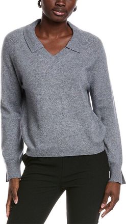Minnie Rose Collared Cashmere Sweater