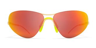 Mykita Alpine 013 Mens Sunglasses Gold Size 66