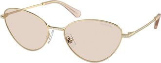 Swarovski SK7014 4013M4 Womens Sunglasses Gold Size 58