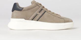 Hogan Sneakers basse H580 in pelle scamosciata con logo H e suola platform