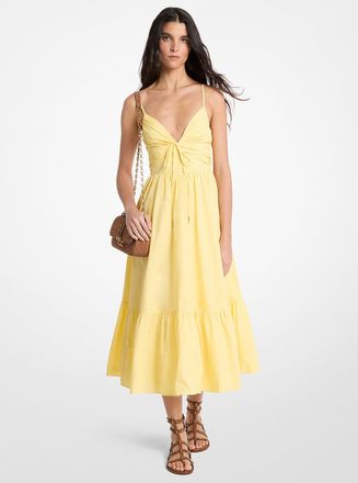 Michael Kors Cotton Poplin Midi Dress
