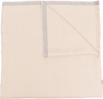 Brunello Cucinelli Elegant Sand Sjaal - Heren - Wintersjaals - Beige - ONE Size - Accessoires