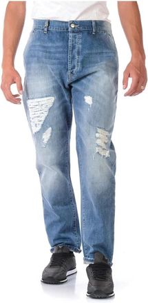 Daniele Alessandrini Jeans - Heren - Regular Fit Jeans - Blauw - W31 - Katoen - Jeans