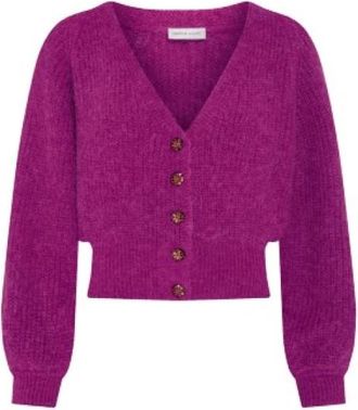 Fab By Fabienne Chapot Cardigan - Dames - Vesten - Paars - XS - Truien & Vesten