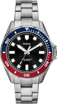 Fossil Dalton Three-Hand Bracelet Watch, 42mm in Silver at Nordstrom Rack