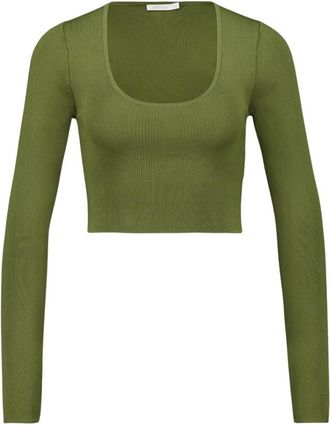 Zimmermann Dames, Truien, Groen, Maat: S Viscose