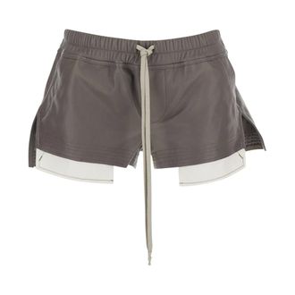 Rick Owens Short Shorts, female, Gray, Size: XS Fog Boxers Shorts
