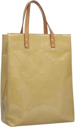 Louis Vuitton Tweedehands leren Louis Vuitton tassen - Dames - Vintage Shopper - Beige - ONE Size - Leer - Vintage