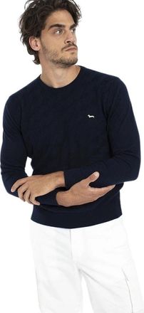 Harmont & Blaine Sweatshirts - Heren - Sweatshirts - Blauw - XL - Katoen - Hoodies & sweatvesten