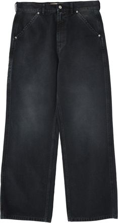 Marni Faded Black Wide Straight Leg Jeans
