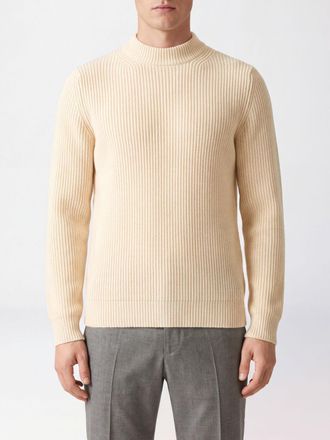Zanone Ribbed Virgin Wool Crewneck Jumper